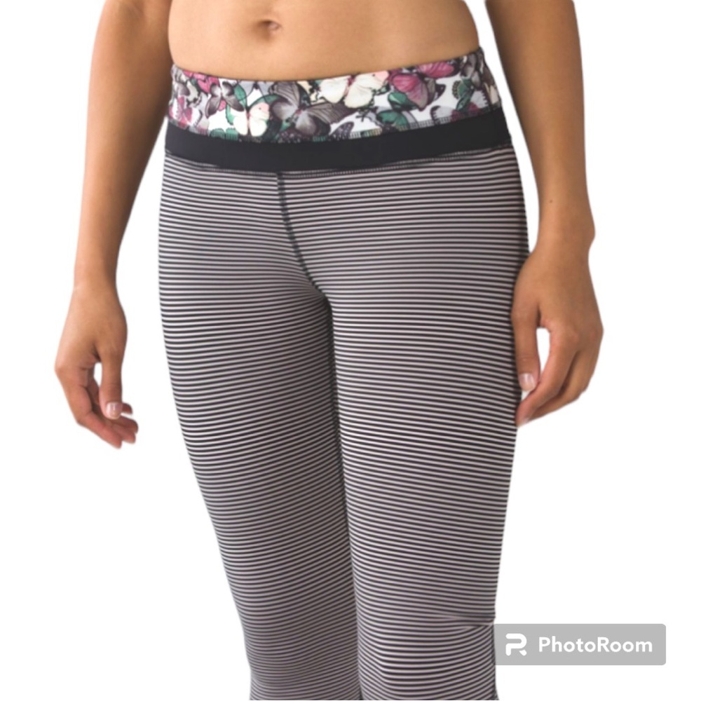 Lululemon So Fly Butterfly Inspire Crop II SZ 4